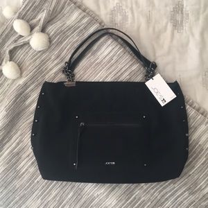 Joe’s Jean NWT Emerson Black Gunmetal Stud Tote